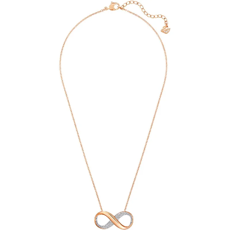 Elegant Crystal Pendant Necklaces-Swarovski Women's Exist Pendant Necklace - Rose Gold Plated | 5188401