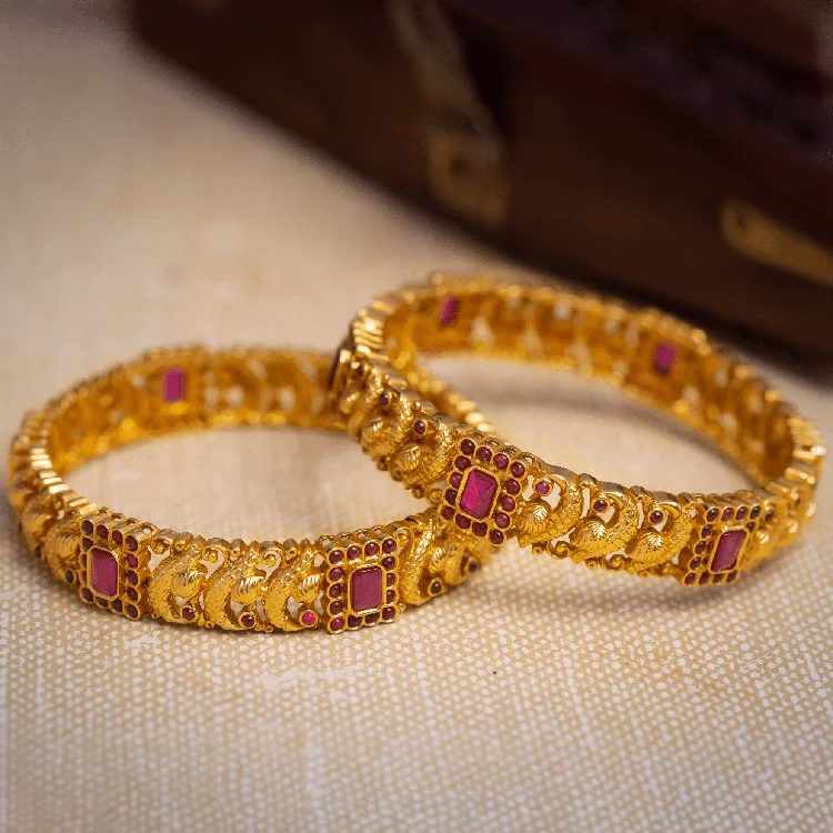 Stunning Wedding Bangle Sets-Sreshta Bangle PSGRBSR4R-043