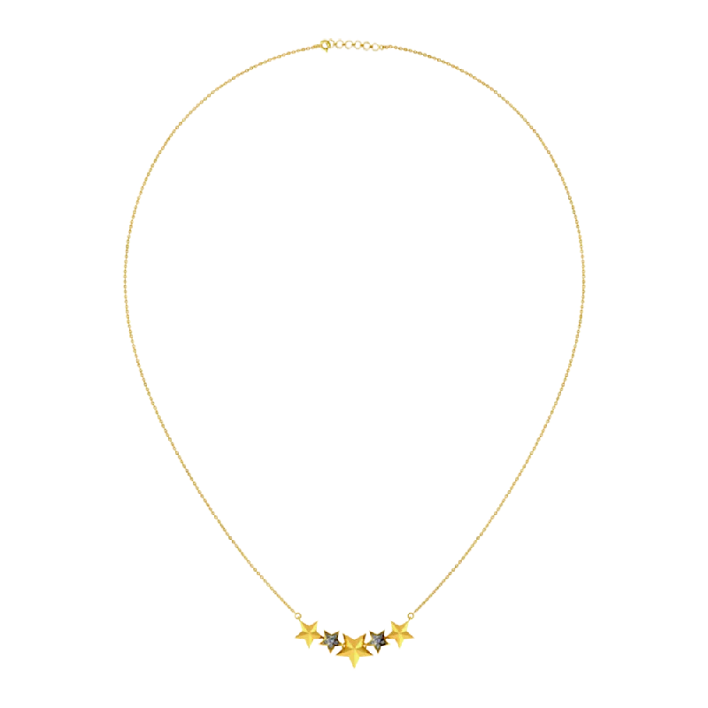 Dainty Birthstone Necklaces-Luminous Gold Necklace