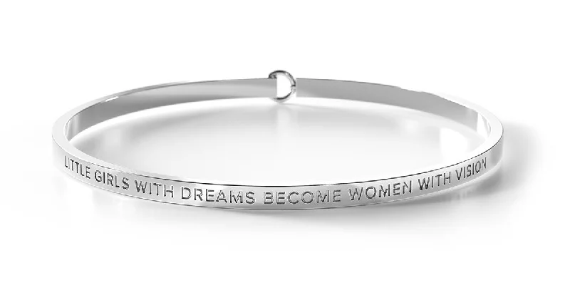 Classic Gold Bangles-Little Girls With Dreams Become Women With Vision