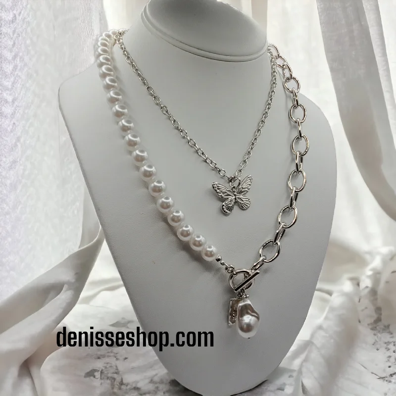 Simple Pendant Necklace for Women-FASHION NECKLACE SET P58