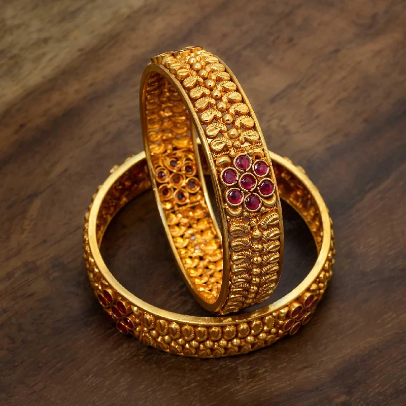 Luxury Wedding Bangles for Brides-Sreshta Bangle PSGRBSR18R-006