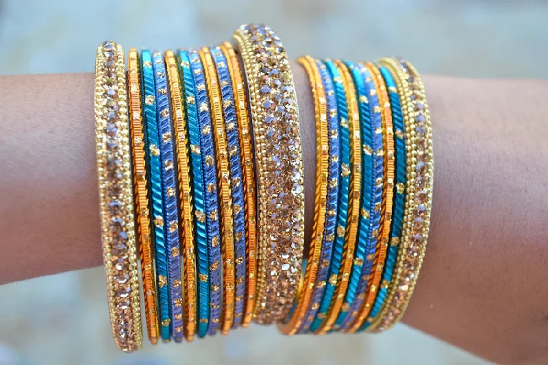 Elegant Diamond Bangles-Haldi Wa Bangles