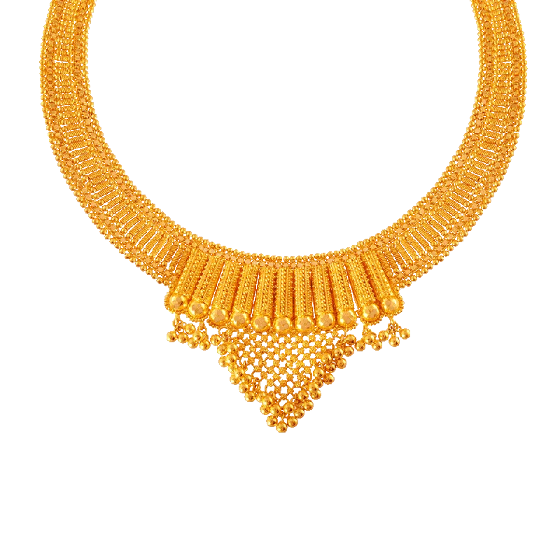 Elegant Personalized Necklaces-P.c. Chandra Jewellers 22KT Yellow Gold Necklace For Women