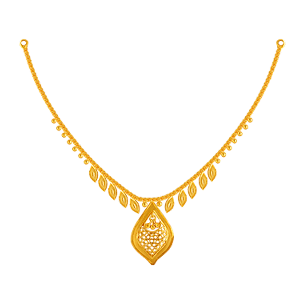 Layered Necklaces for Women-22k Yellow Gold Necklace