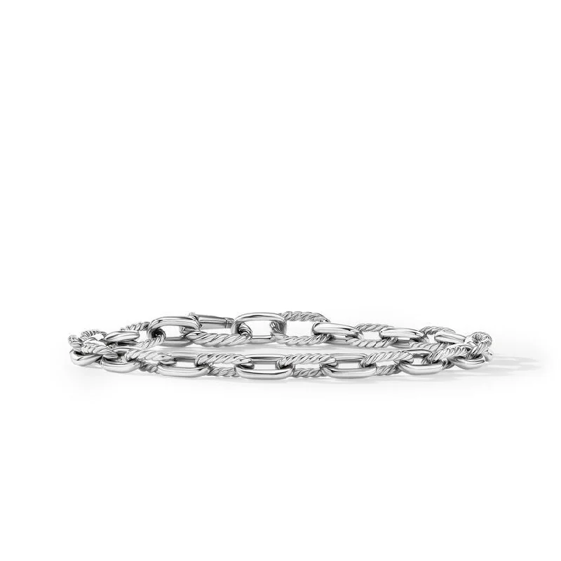 Stunning Cuff Bracelets for Women-DY Gents Madison Chain Bracelet in Sterling Silver