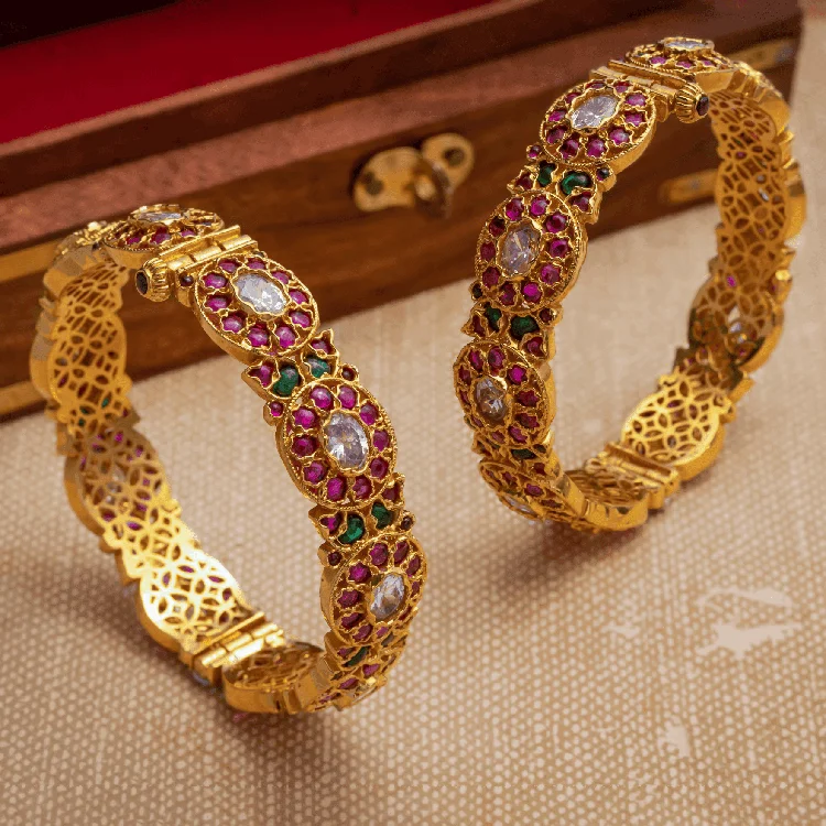 Beautiful Wedding Bangle Bracelets-Bangle PSGRBSR2-056