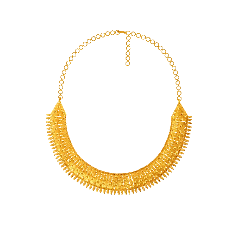 Classic Silver Chain Necklaces-P.c. Chandra Jewellers 22KT Yellow Gold Necklace For Women