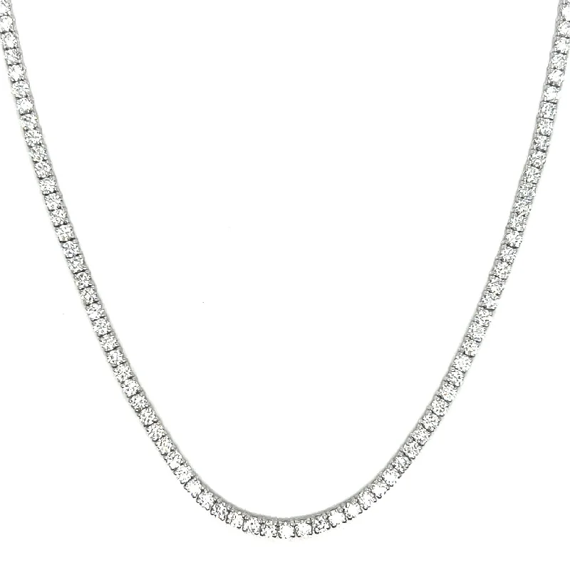 Unique Choker Necklaces-6 Pointer Diamond Tennis Necklace